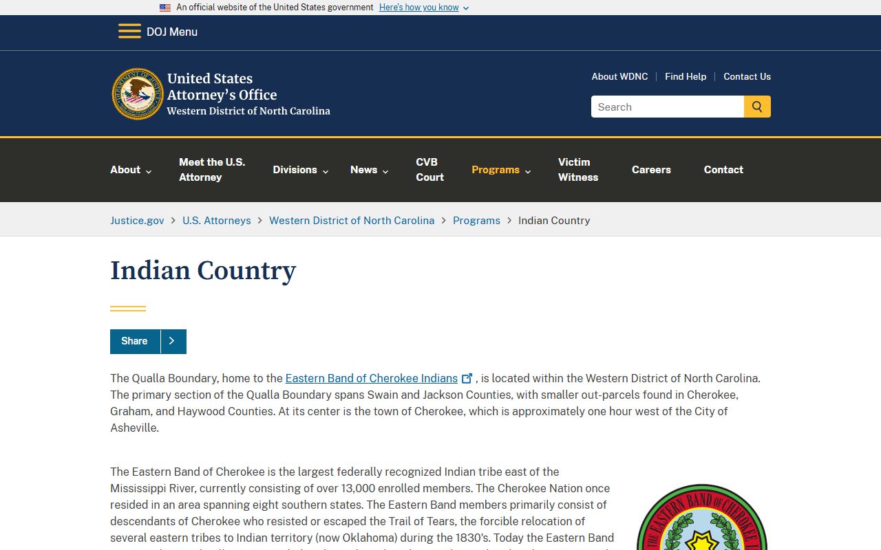 Anthony Edward Lossiah Justice Center Swain County Qualla Boundary custody search